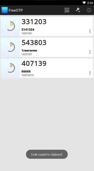 Freeotp׿ͼ3
