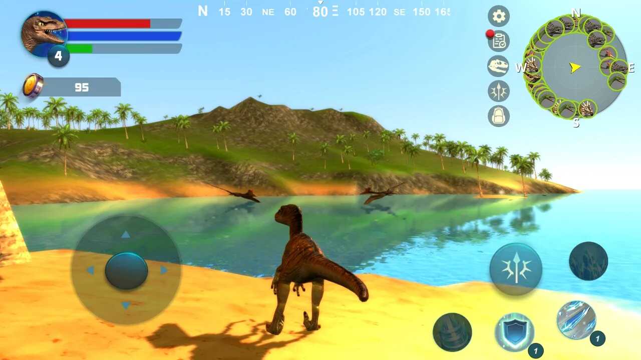迅猛龙模拟器无限金币版截图4