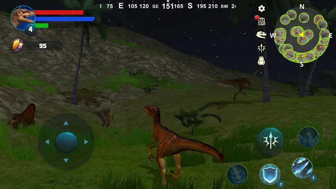 迅猛龙模拟器无限金币版截图1