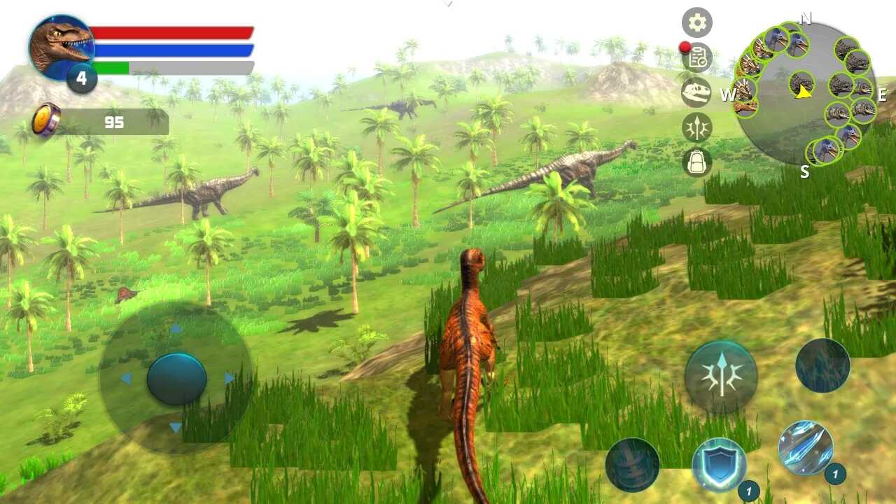 迅猛龙模拟器无限金币版截图3