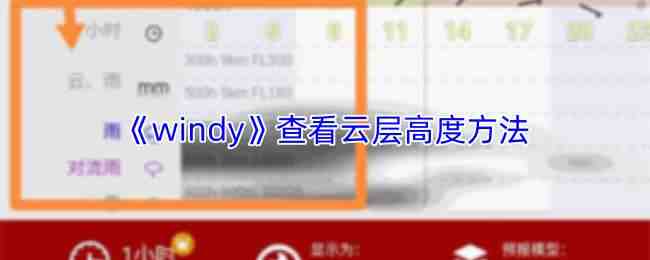 windy�鿴�Ʋ�߶ȷ�ʽ